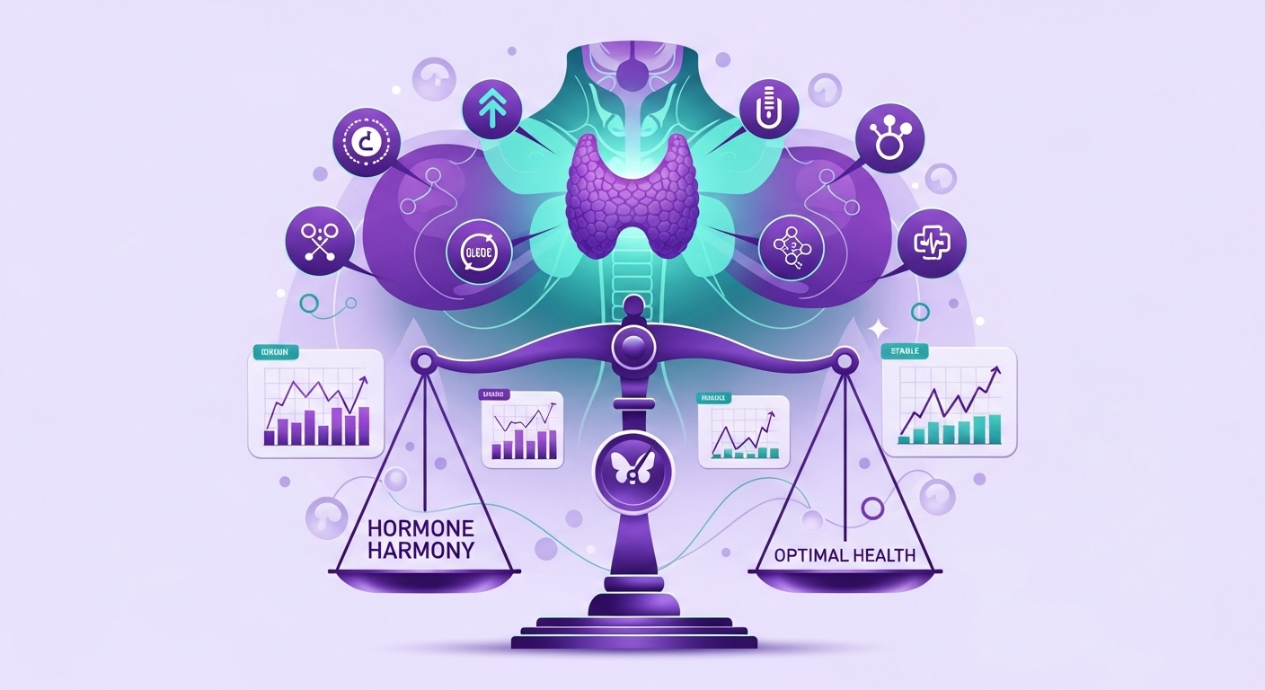 Hormone optimization therapy illustration - comprehensive hormone balancing Tampa Florida